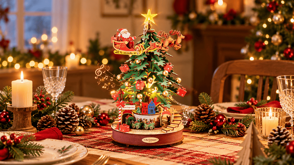 DIY Christmas Table Decorations