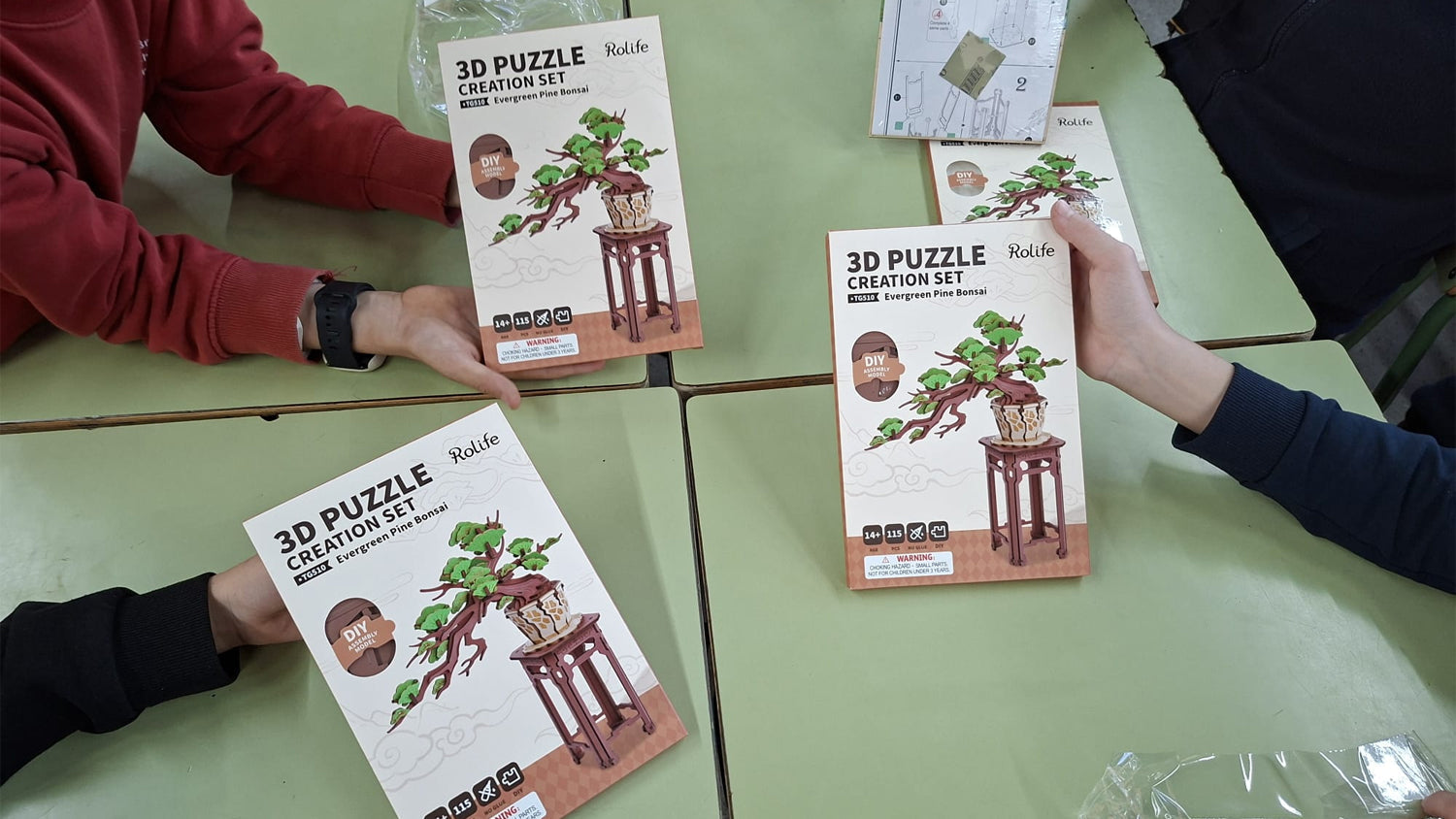 Little Builders in The Robotime Cares Program