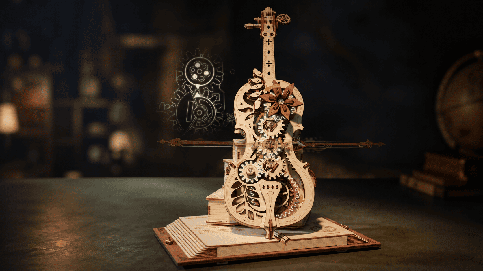 Mechanical Wooden Puzzle Mechanism