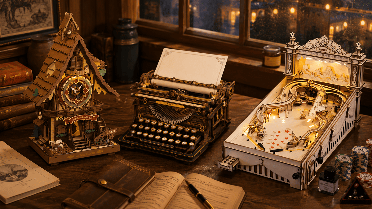 Mechanical Wooden Puzzles for Adults