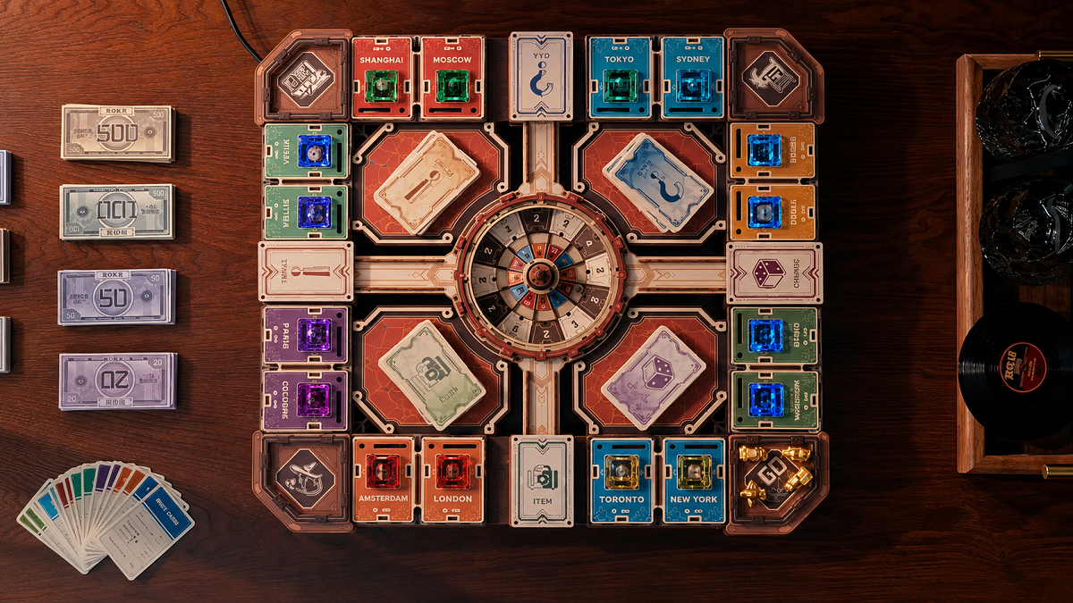 ROKR Fortune Quest Board Game 3D Wooden Puzzle