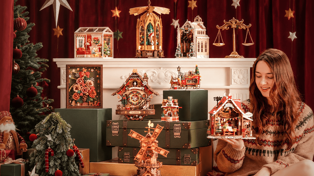 Robotime 2026 Christmas Builds Display