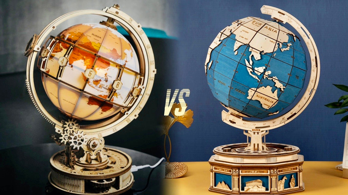 ROKR Globe ST002 vs ST003: Which Wooden Puzzle Suits You? ROKR Globe ST002 vs ST003: Which Wooden Puzzle Suits You?