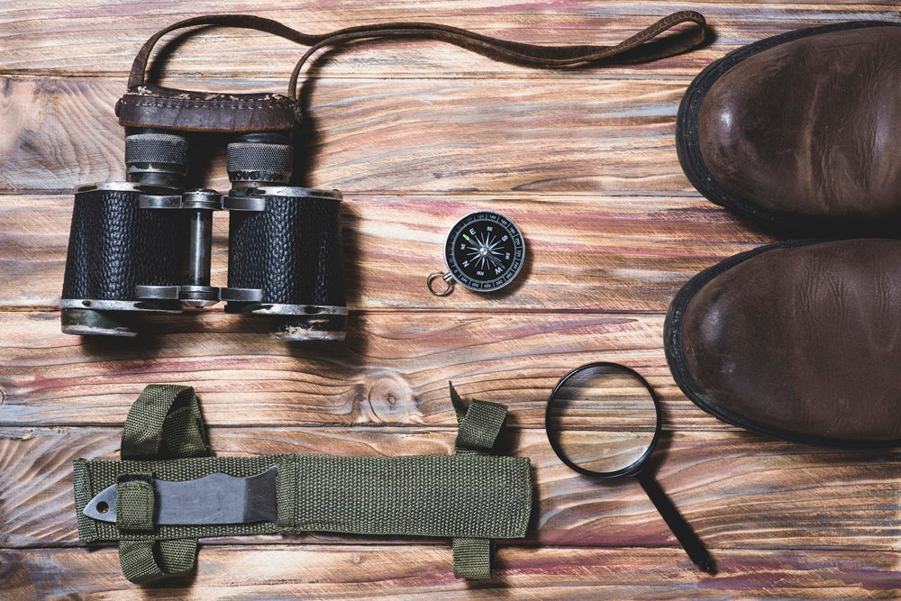 Wooden Background with Ready Travel Elements