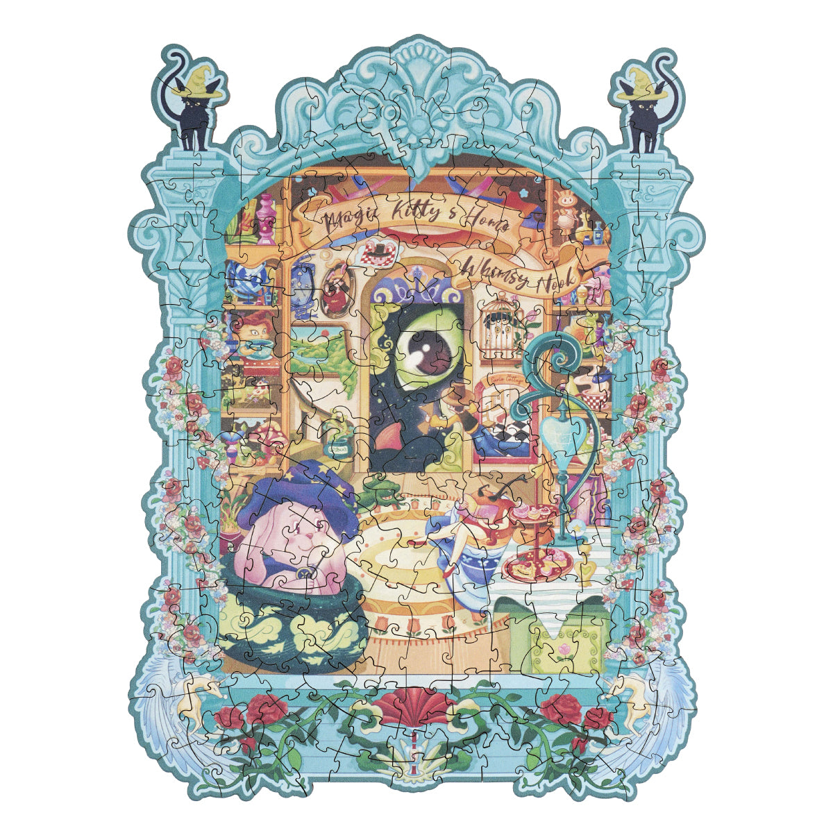 Handmade 2D Jigsaw Puzzle for Adults & Kids - Wooden Puzzles