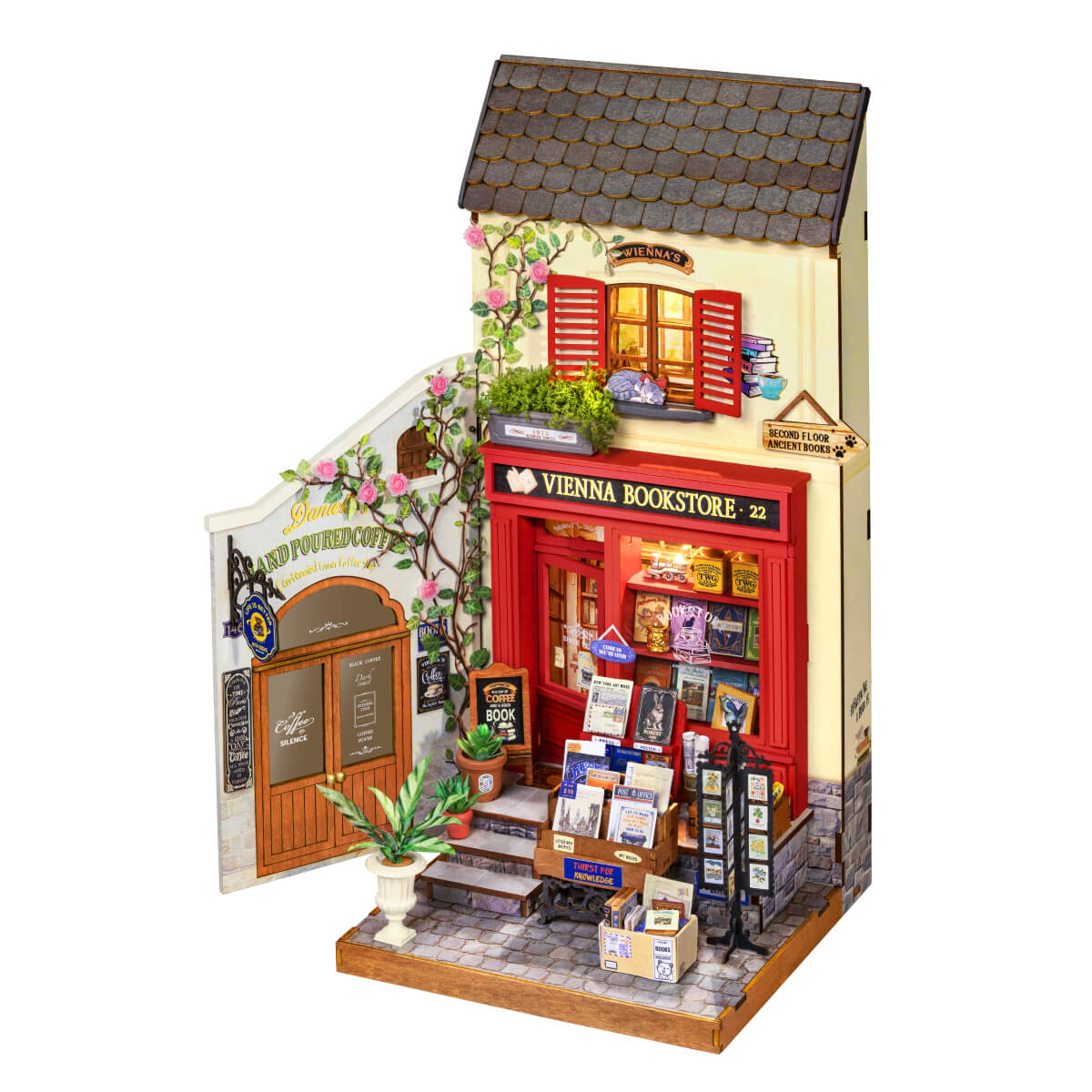 Librairie Rolife Vienne Maison Miniature à Faire Soi-même DG183