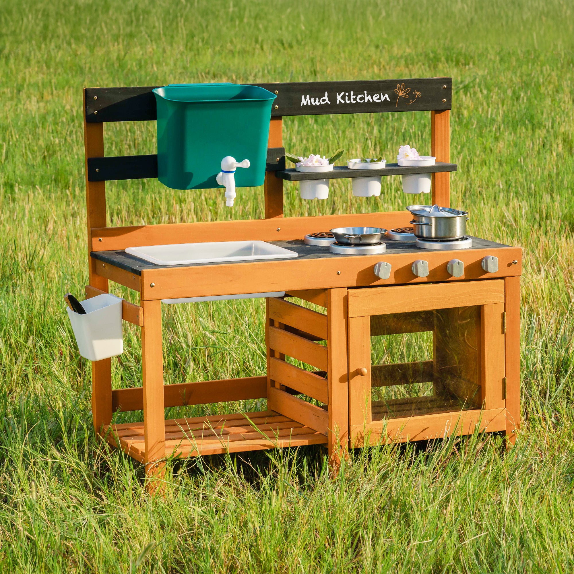ROBUD Outdoor Mud Kitchen with Real Water Play	