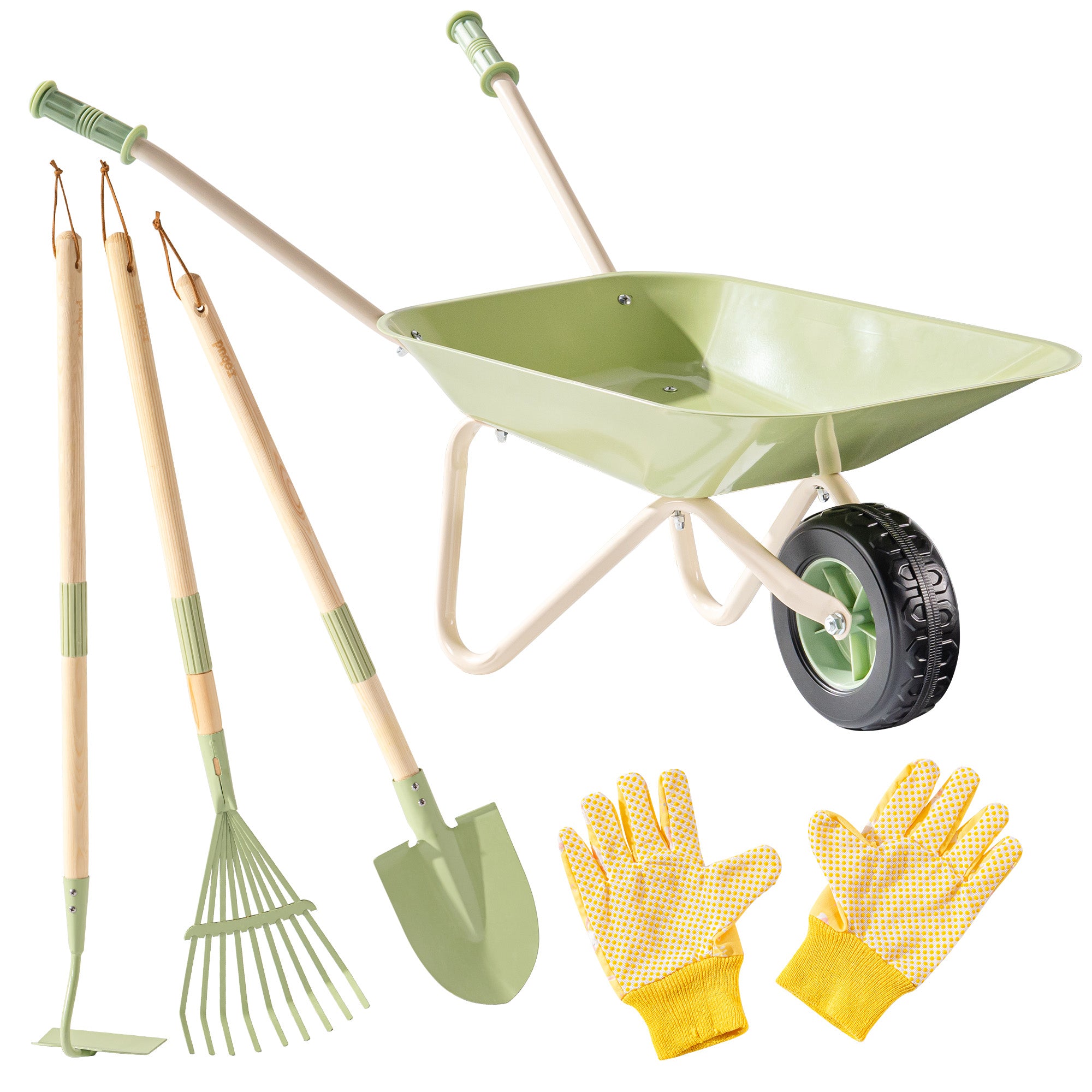 ROBUD Kids Wheelbarrow Set	