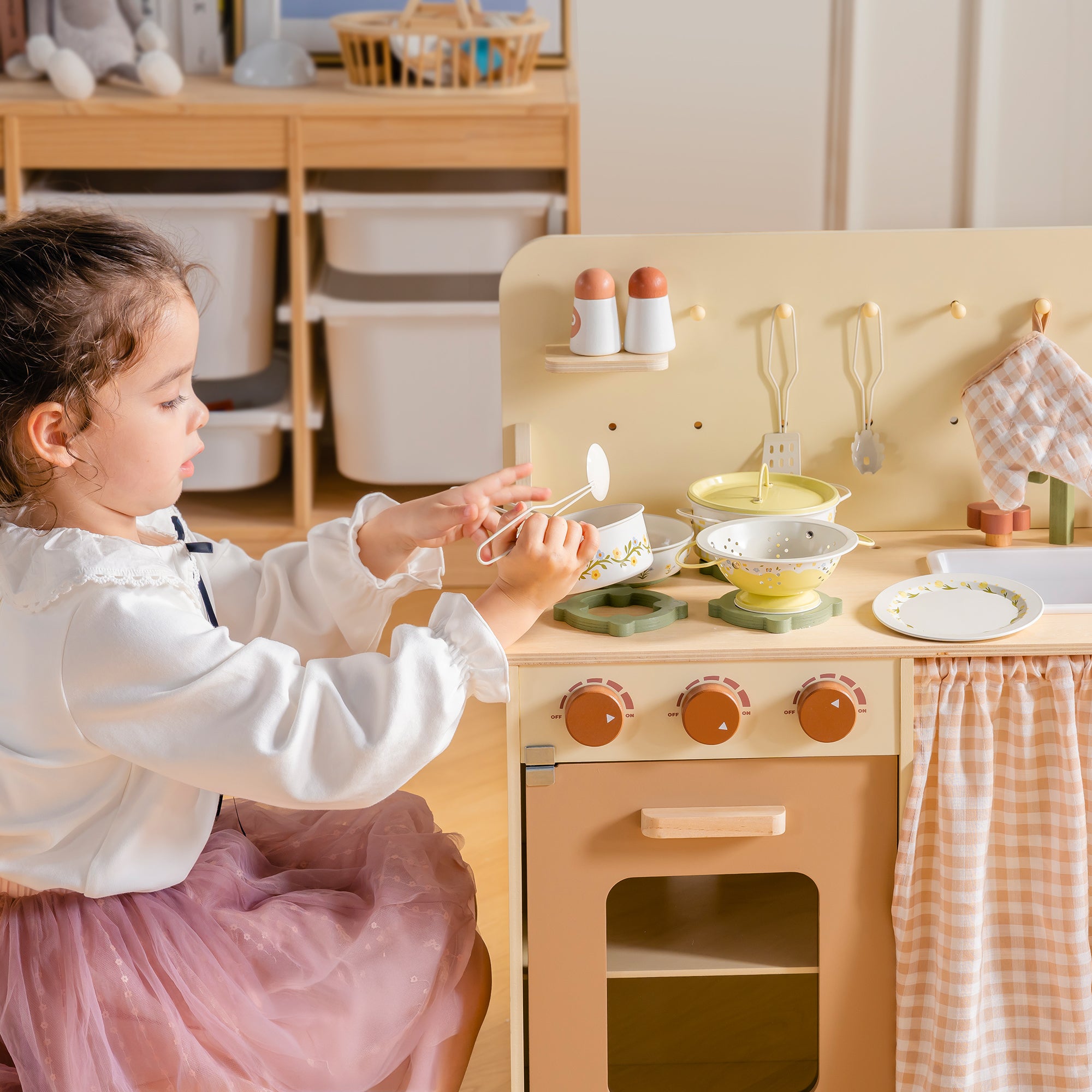 ROBUD Tinplate Pretend Cooking Utensils	