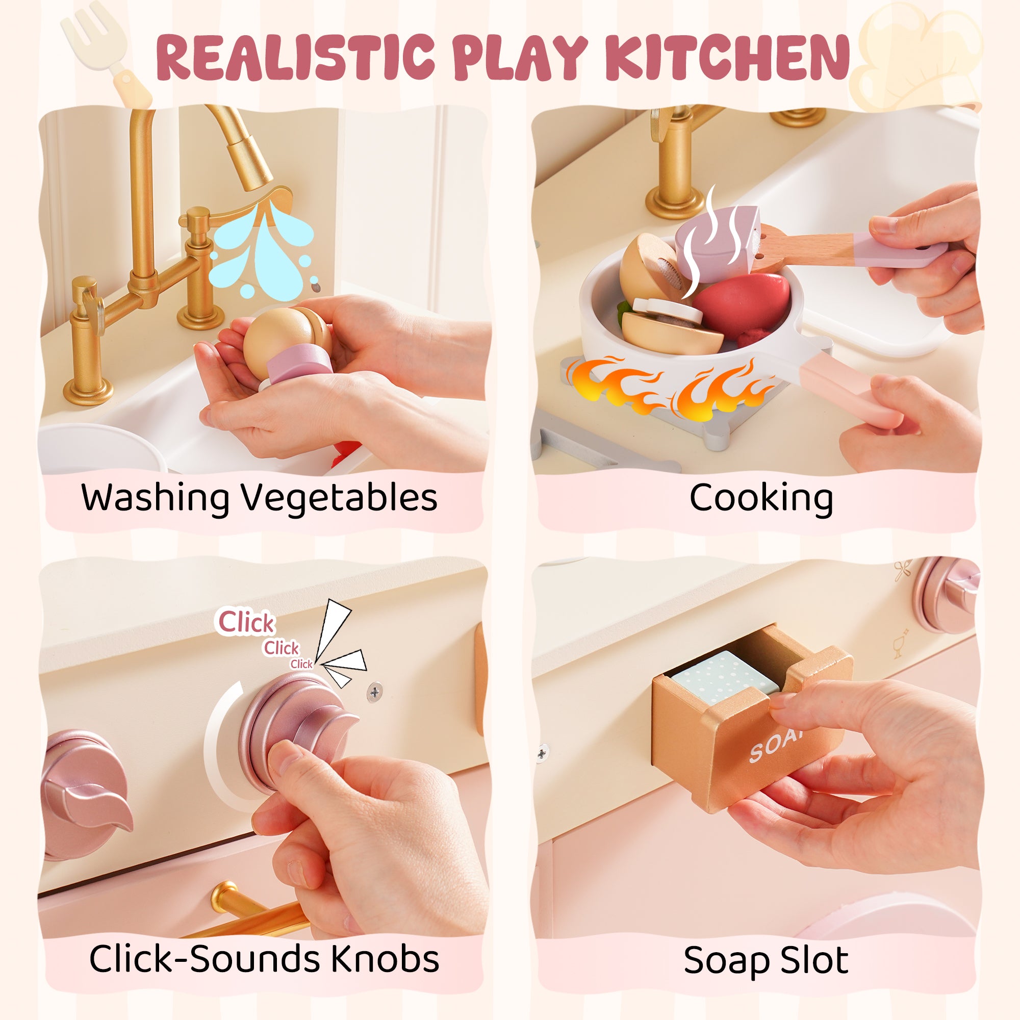 ROBUD Pink Baking Kitchen	