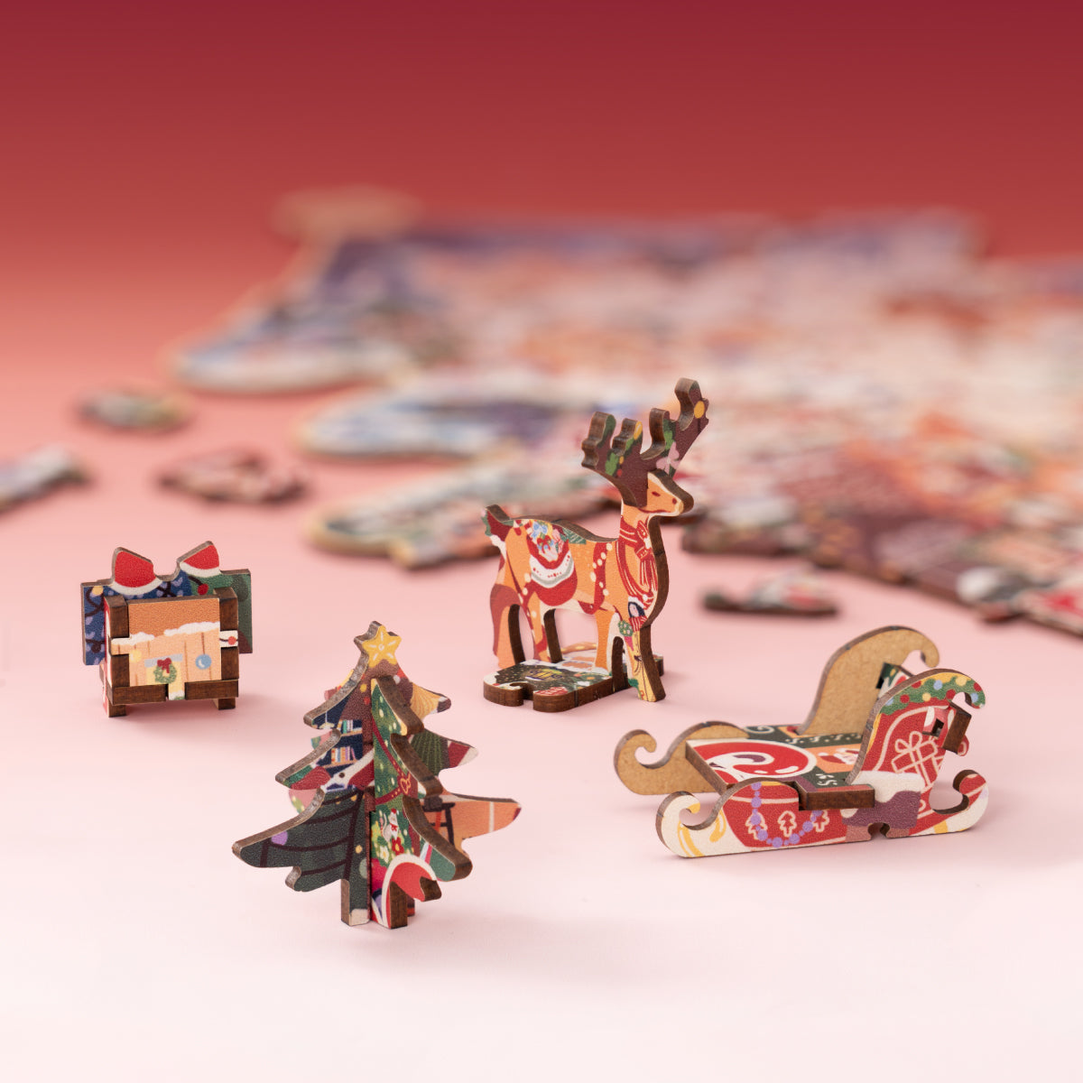 Rowood Christmas Town Houten Legpuzzel TA007