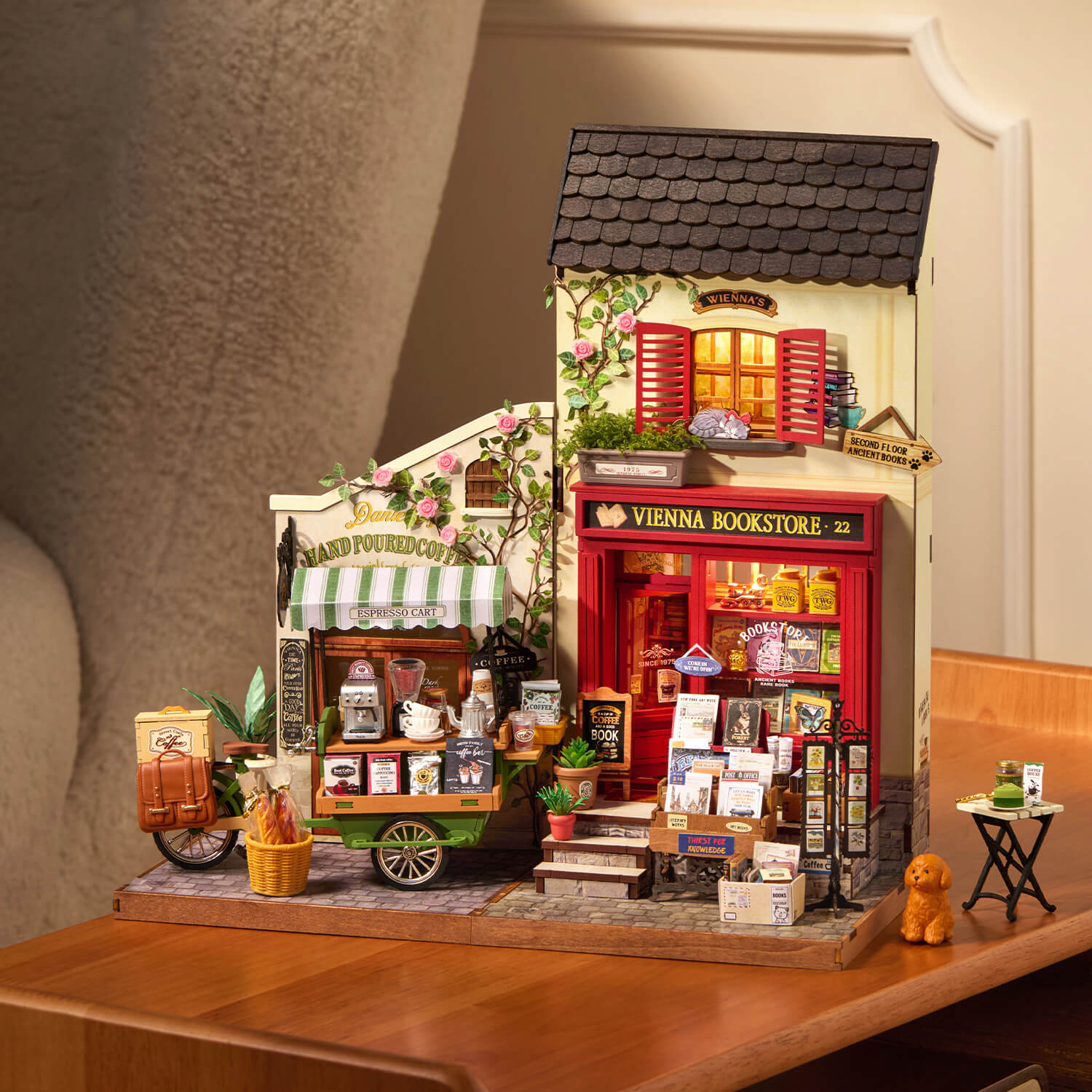 Mix & Match: Coffee Cart + Vienna Bookstore