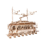 ROKR, Classic City Tram, LK801, 3D wooden tram puzzle, front view