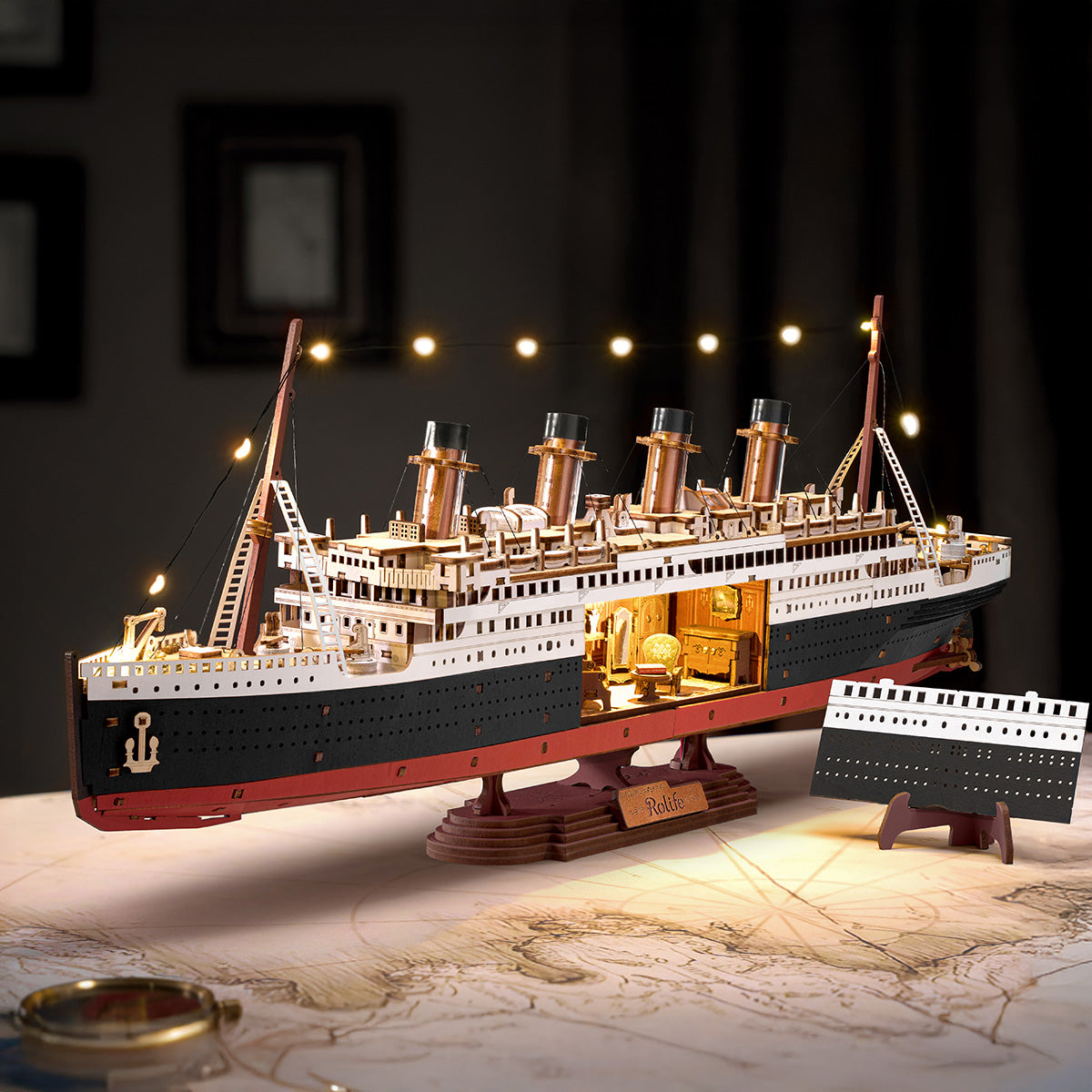 Rolife 1912·Eternal Atlantic Voyager 3D Wooden Puzzle TGL02