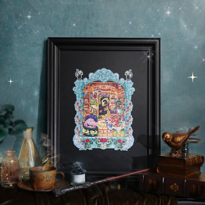 Rowood Magic Kitty's Home Wooden Jigsaw Puzzle TA009