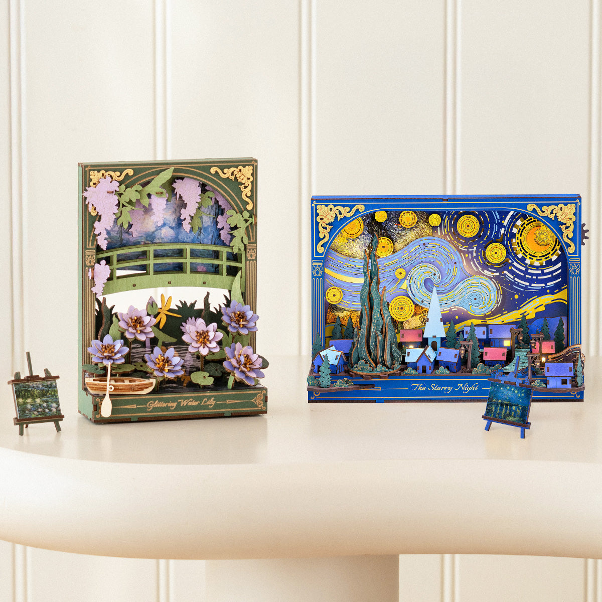 Rowood The Starry Night Wall Art 3D Wooden Puzzle TH003 | Robotime
