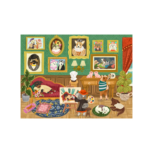 Rolife Doggie Art Gallery 1000 Piece Jigsaw Puzzle PT008 | Robotime