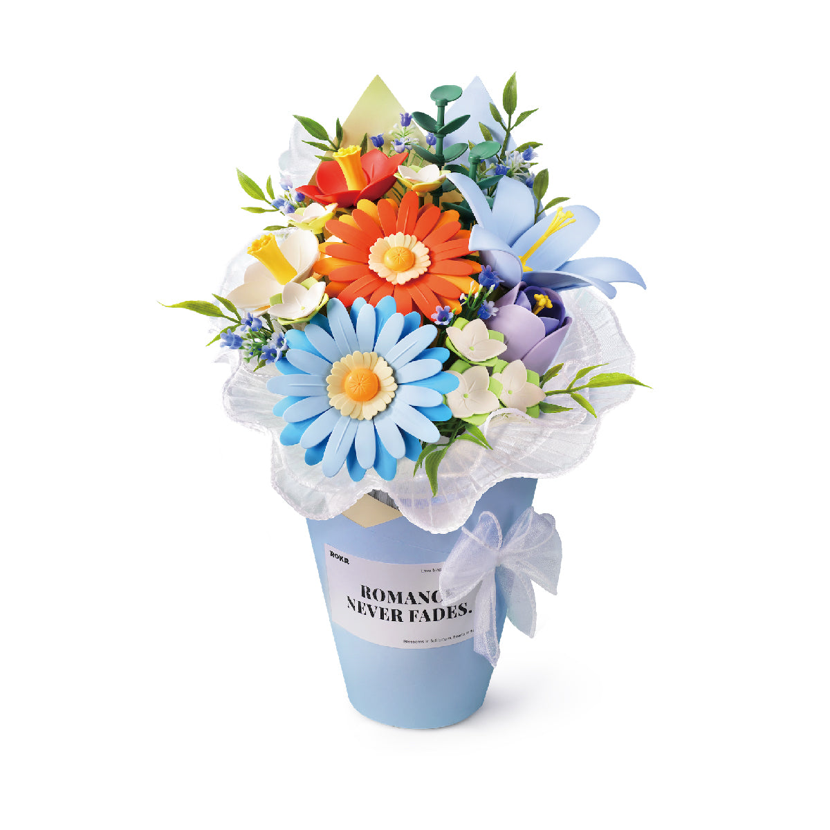 Sky　Flowerサマ❤️ ROKR Twilight Sky Bouquet DIY Flower 3D Puzzle AF03J | Robotime