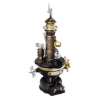 ROKR Navi Lighthouse Mechanical 3D Puzzle CGM01 3D wooden architecture model, product front view on neutral background