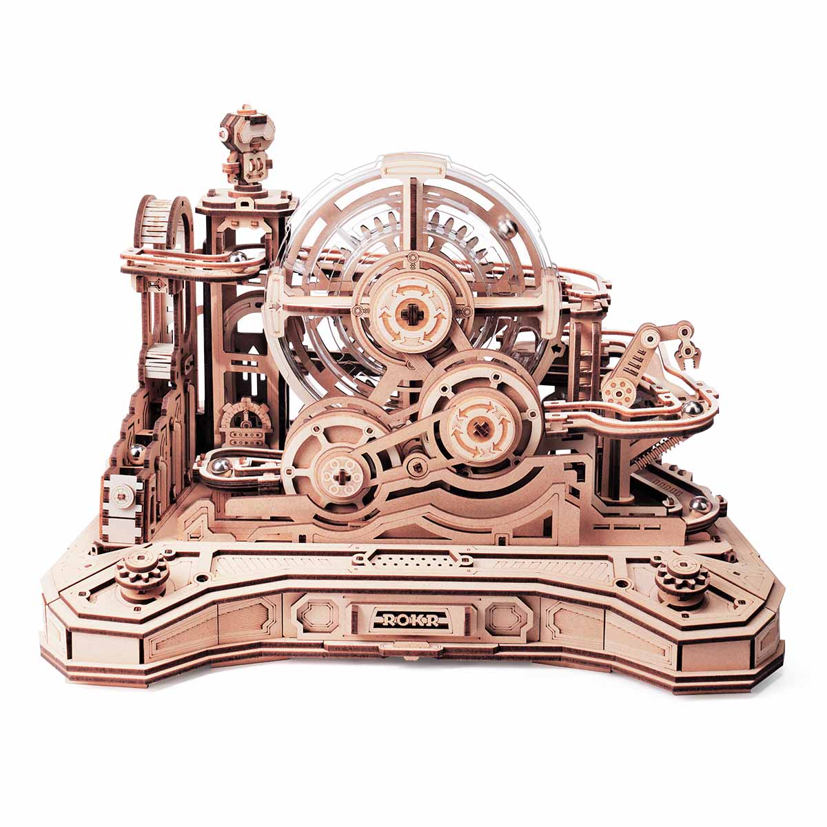 gear puzzle ROKR Gear Ball Challenge 3D Wooden Puzzle EGC01