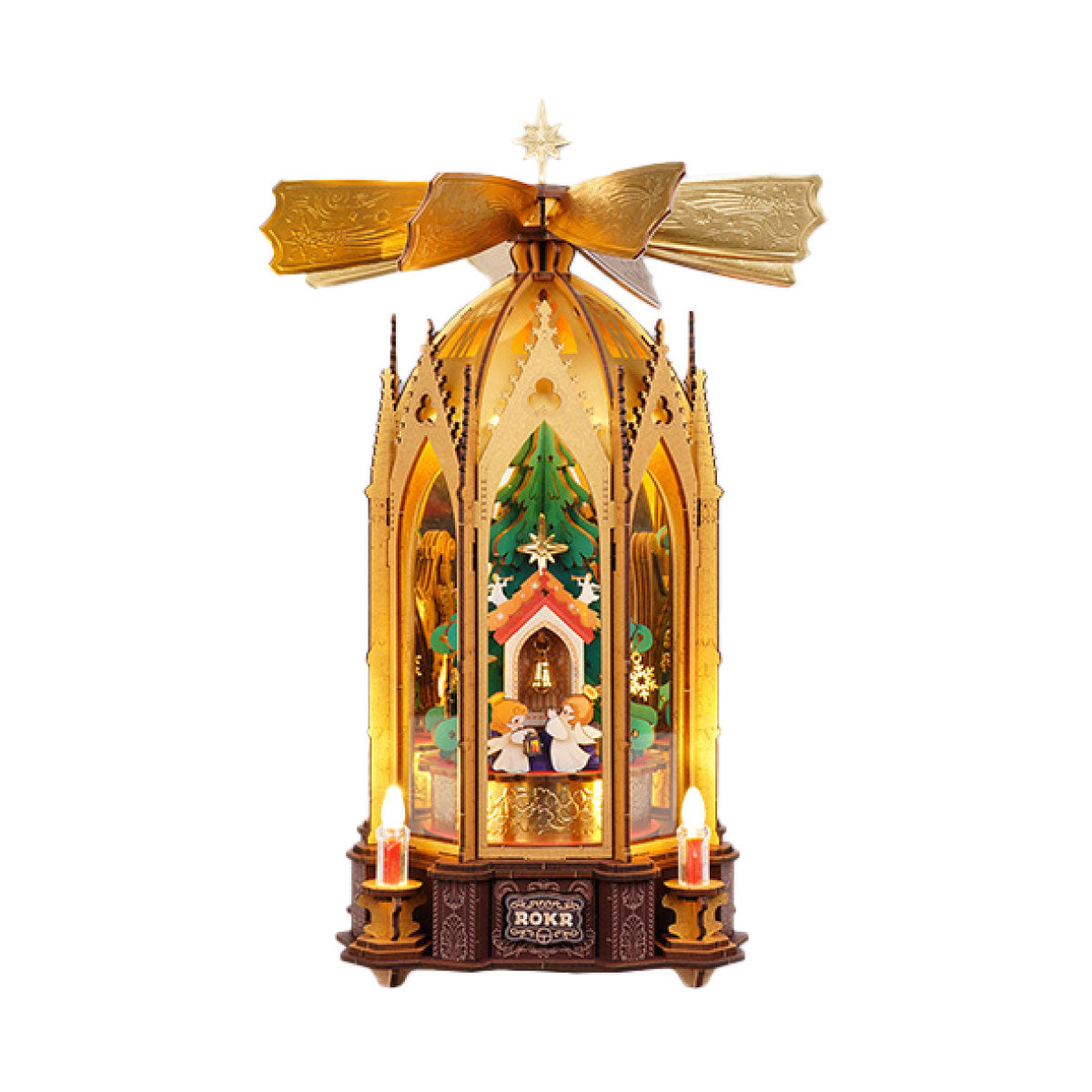 ROKR Angel's Christmas Pyramid DIY 3D Puzzle AMB01