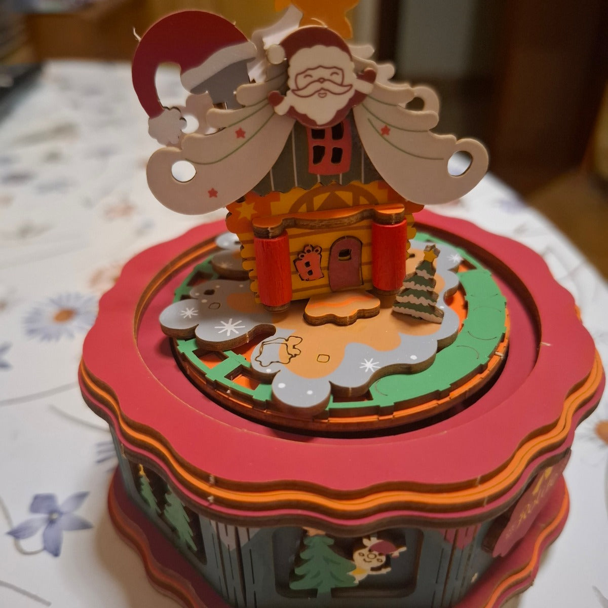 Meri's Christmas Town kit in progress (photo courtesy of Meri)