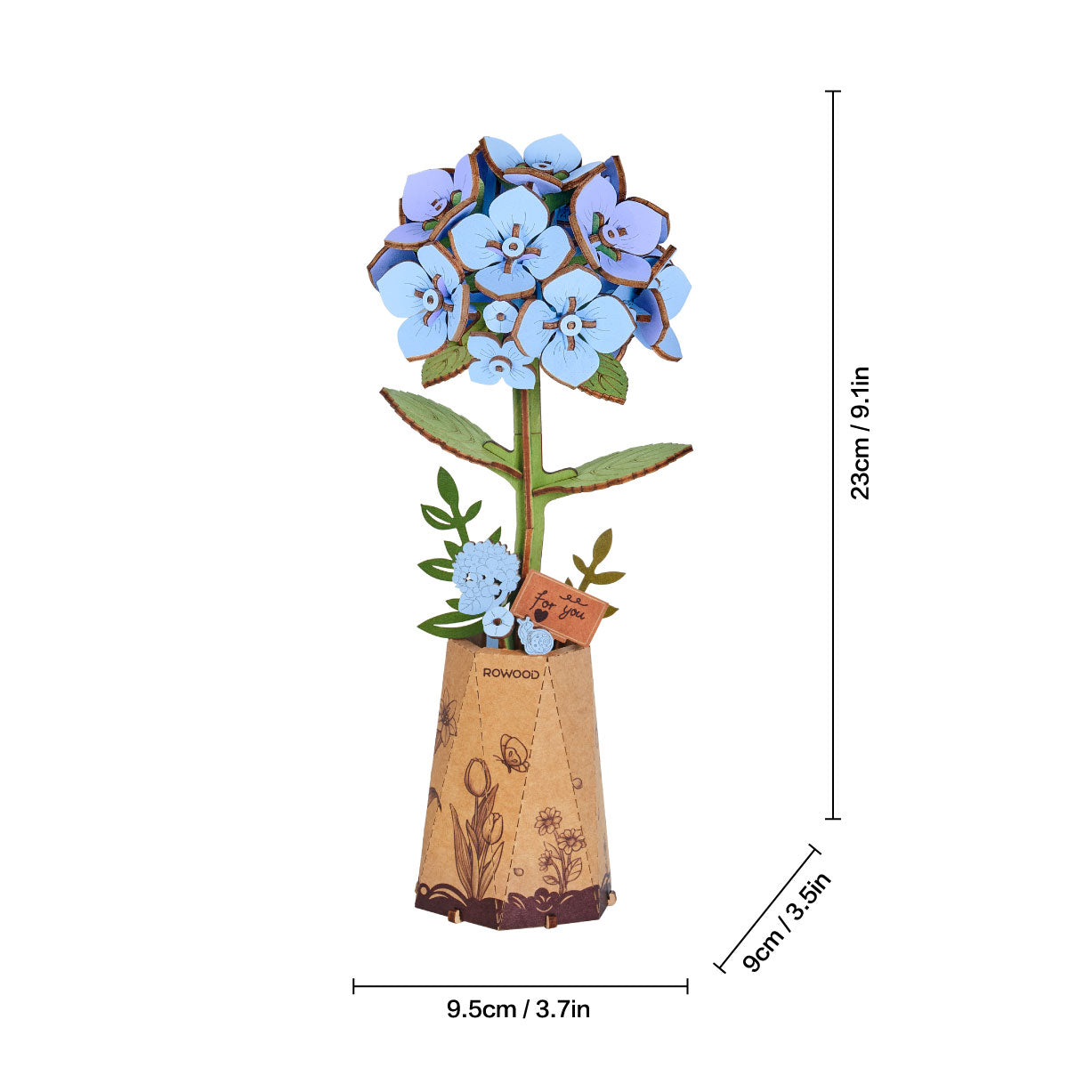 Blue Hydrangea alternate main product image 2 for SKU TW141