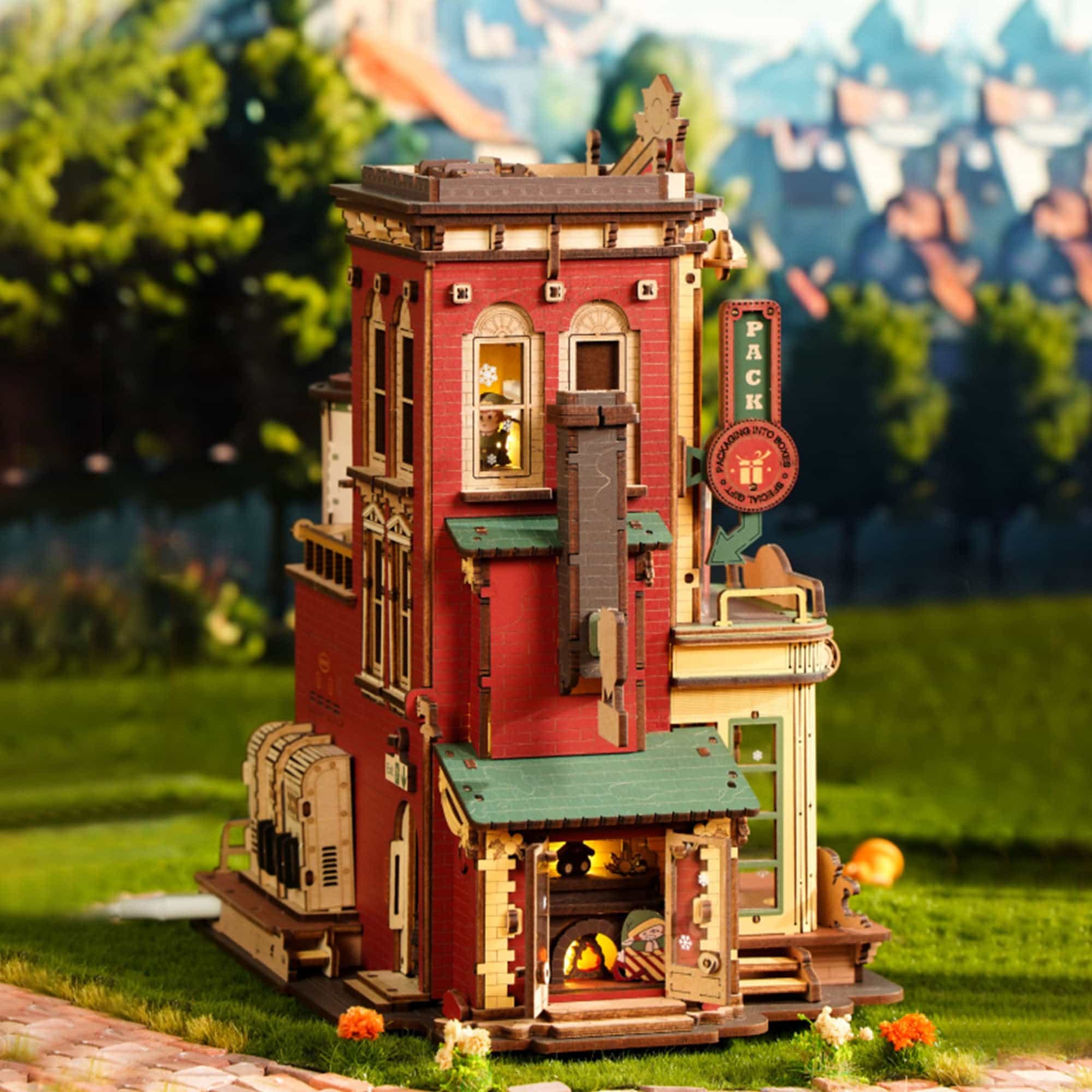 Rokr 3D Wooden Puzzle Dream Gift Factory - DIY Music Box Kit For Adults, Xmas Gift