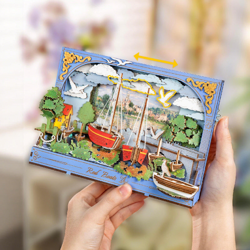Rowood Red Boats TH004 Review: Build Monet's Masterpiece in