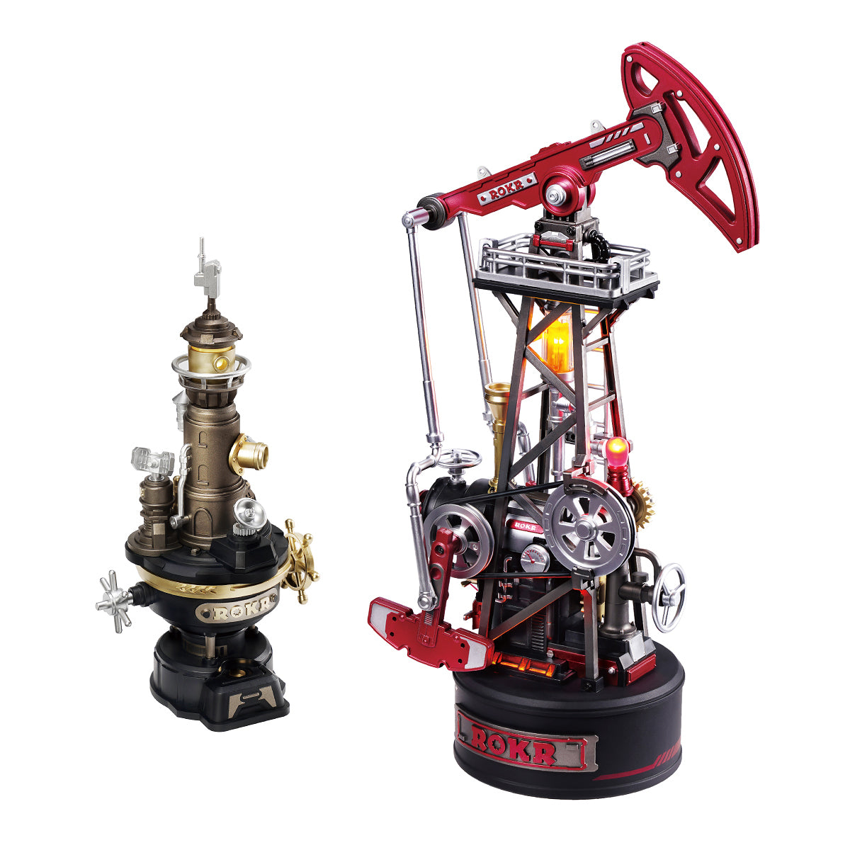 ROKR Oil Pump Jack Mechanical 3D Puzzle CGL03