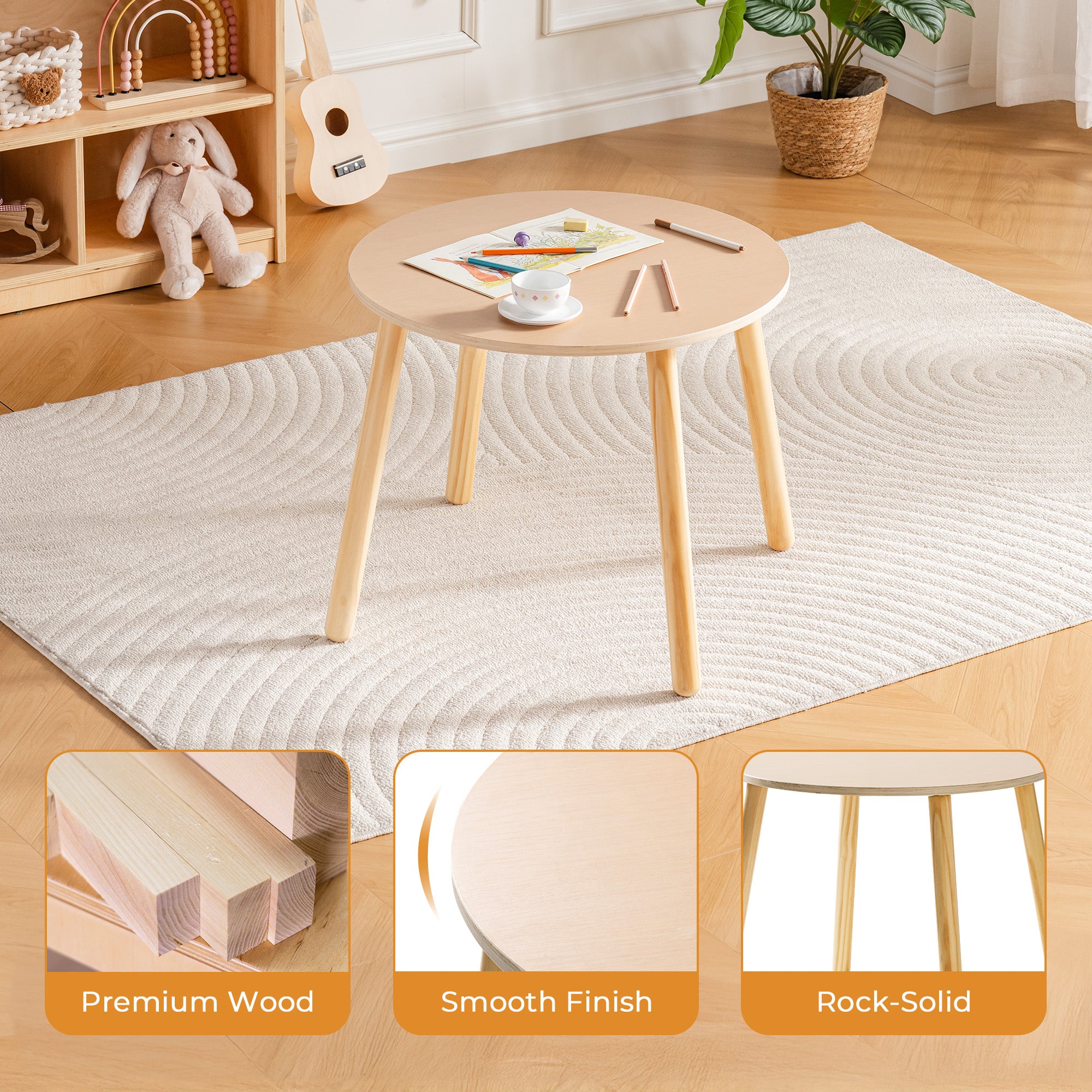 ROBUD Kids Chair and Table Set	