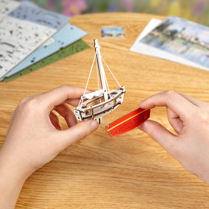 Ontspannende miniatuurscène