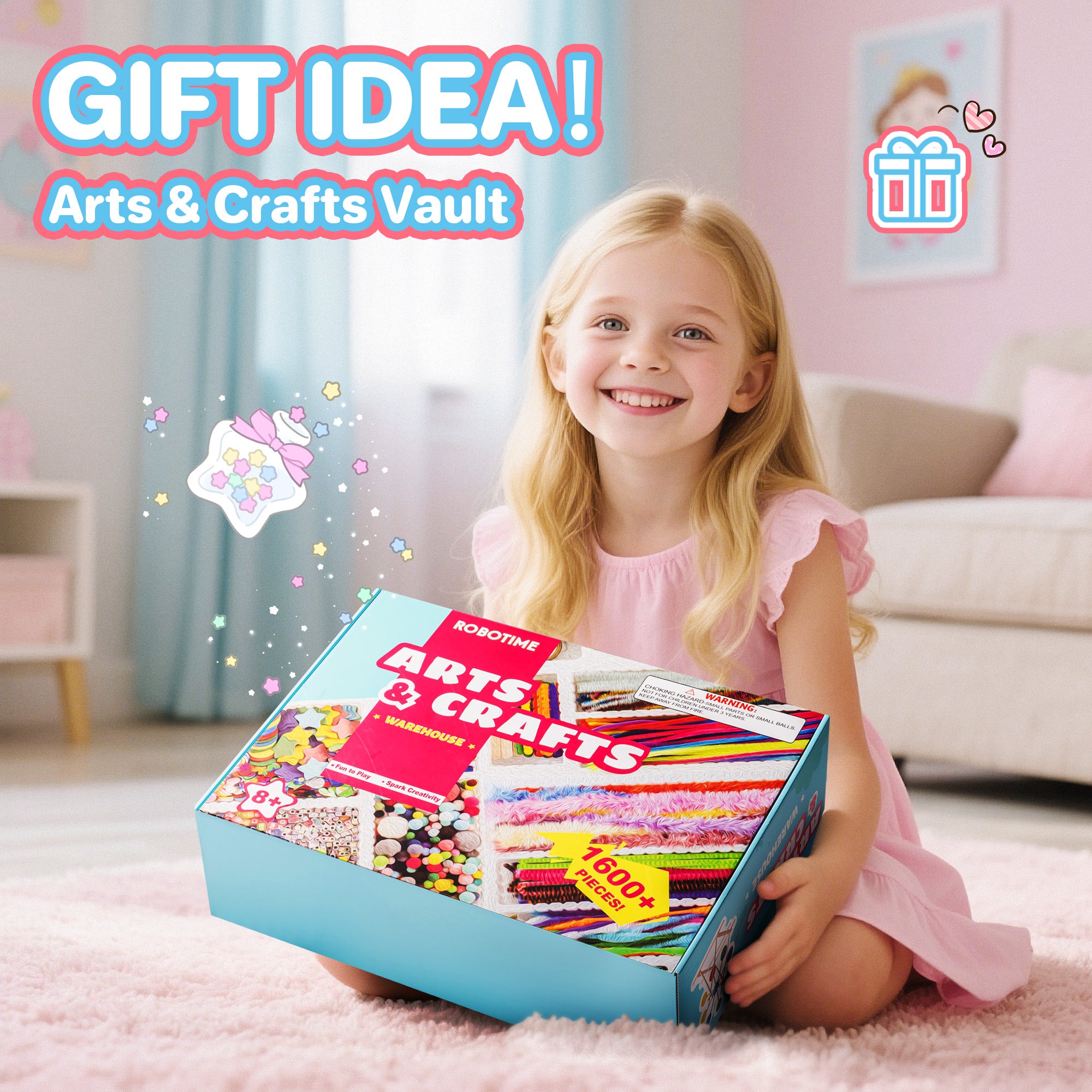 ROBOTIME Arts and Crafts for Kids PA001