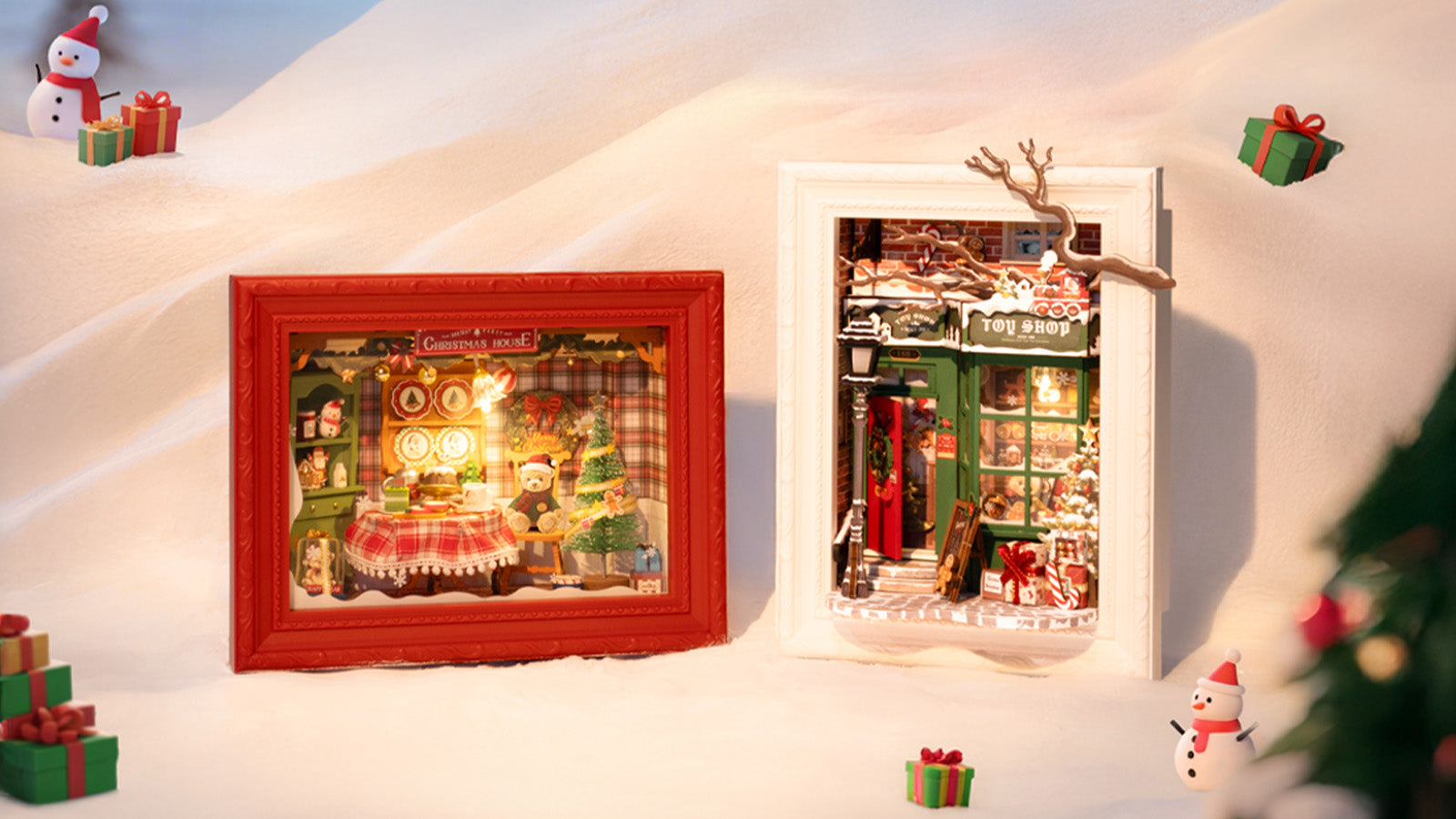 Yuletide Tabletop Ornaments