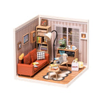 Rolife Cozy Living Lounge Super Creator Miniature House DW007 DIY book nook miniature kit main product photo