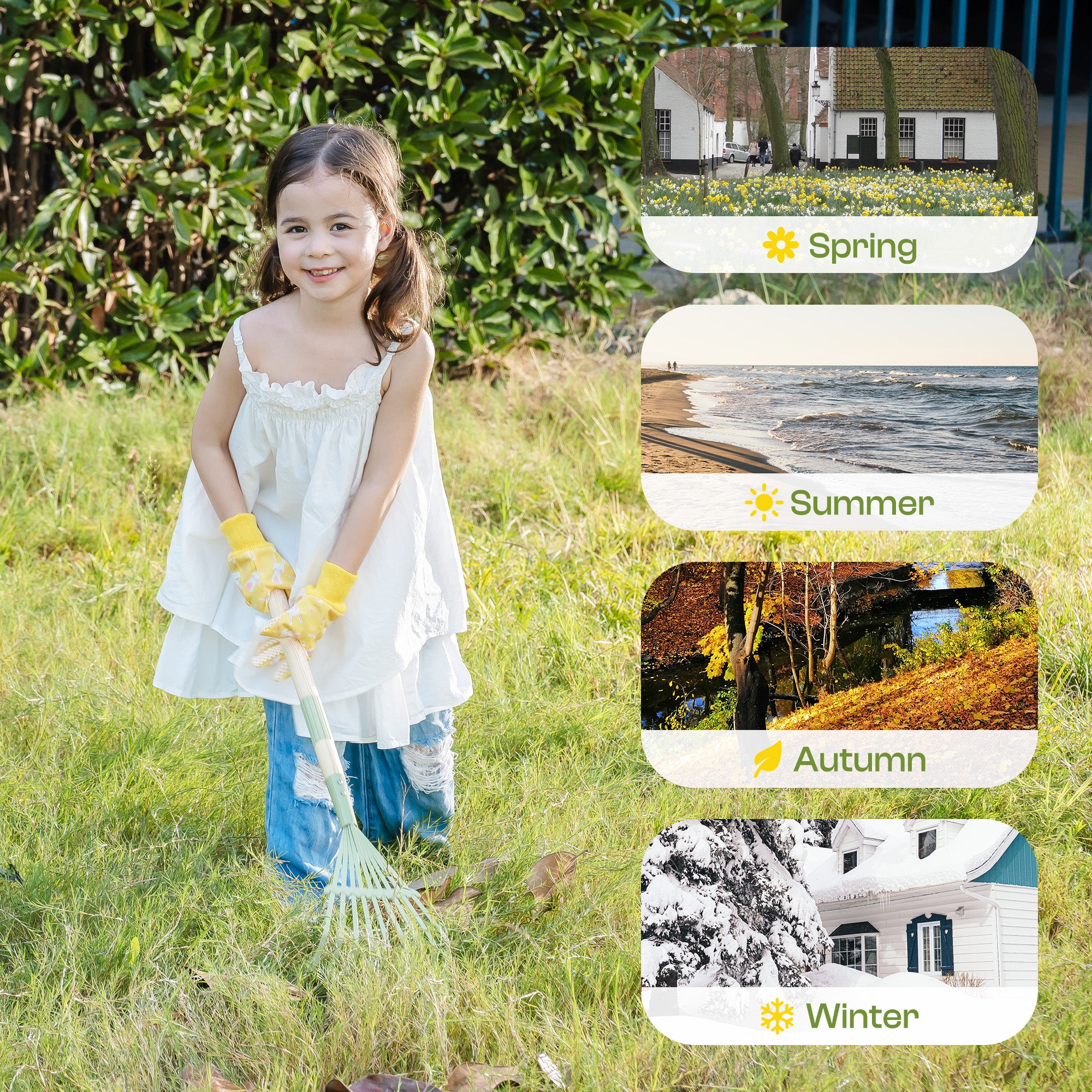 ROBUD Kids Wheelbarrow Set	