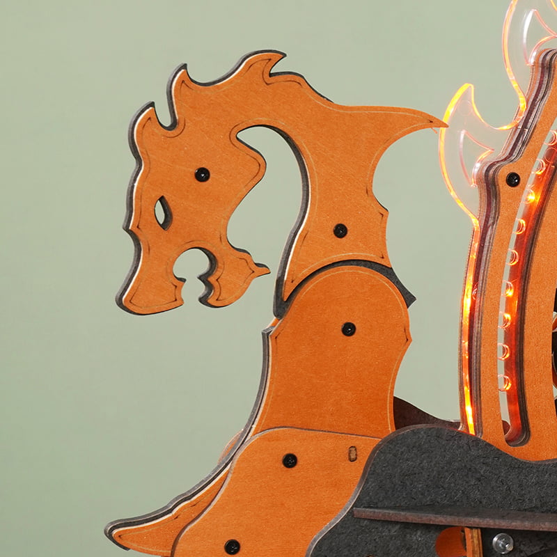 Rotatable Dragon Head