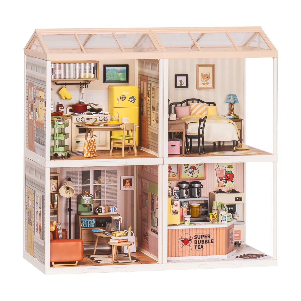 Timpano decorativo per casa delle bambole in scala 1:4 8 - Italia Timpano decorativo per casa delle bambole in scala 1:4 8 - Italia