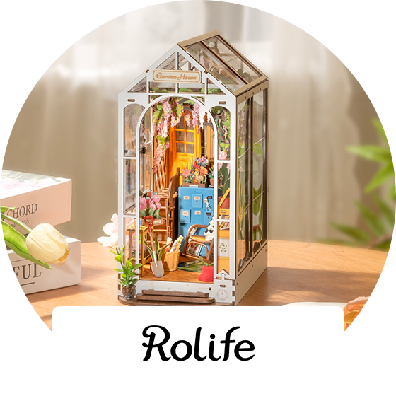 Rolife DIY Miniature Dollhouses and Trendy Toys Logo