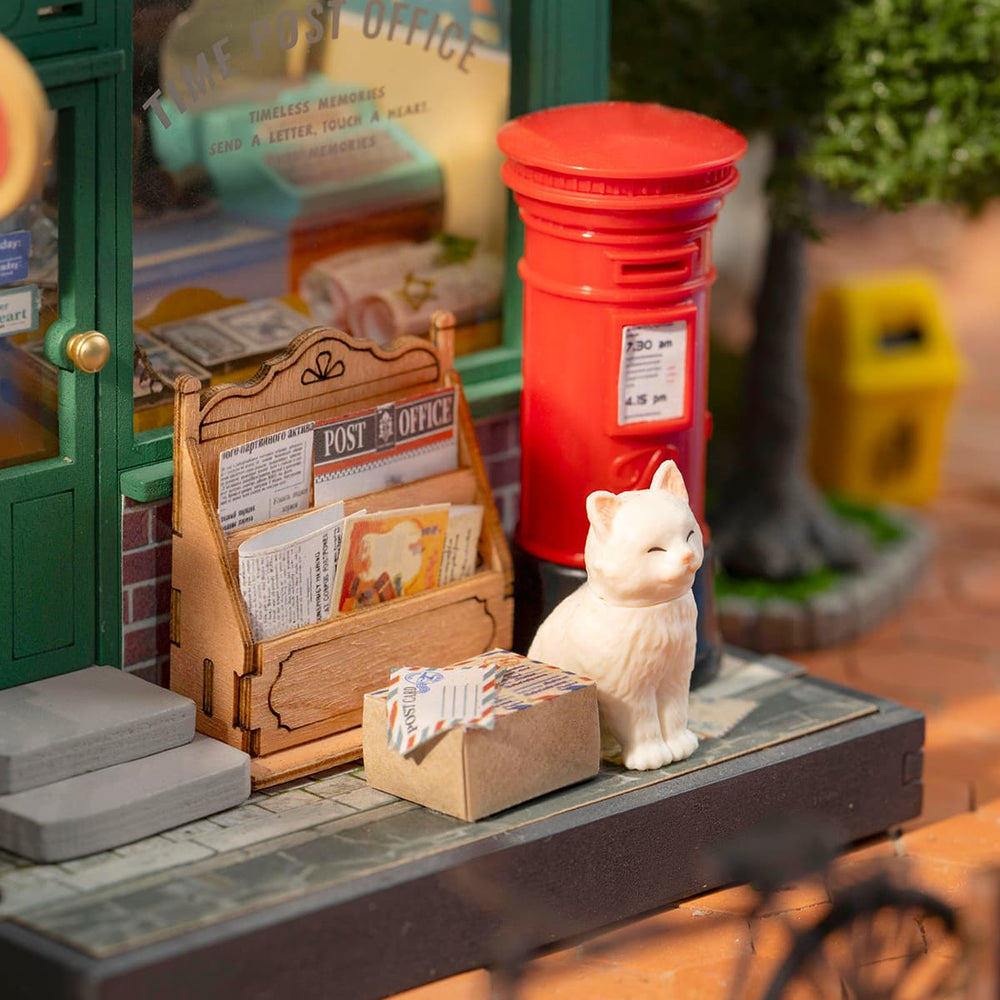 Rolife Century Post Office DIY Miniature House DS037 | Robotime