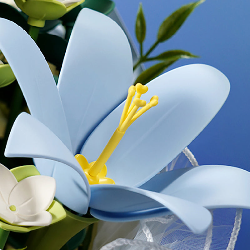 Verträumte blaue Lilie