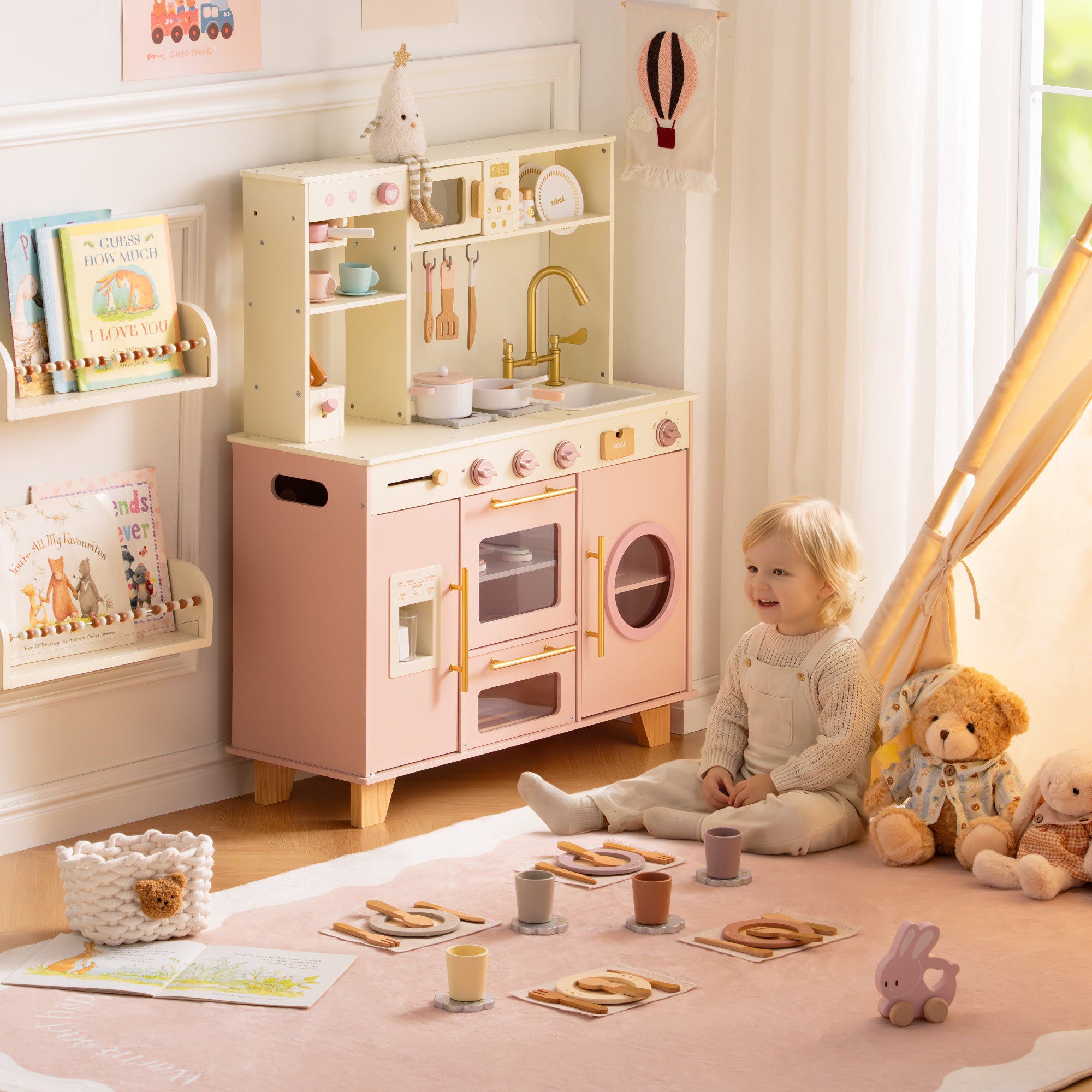 ROBUD Glowwood Kitchen House - Little Kitchen in Soft	