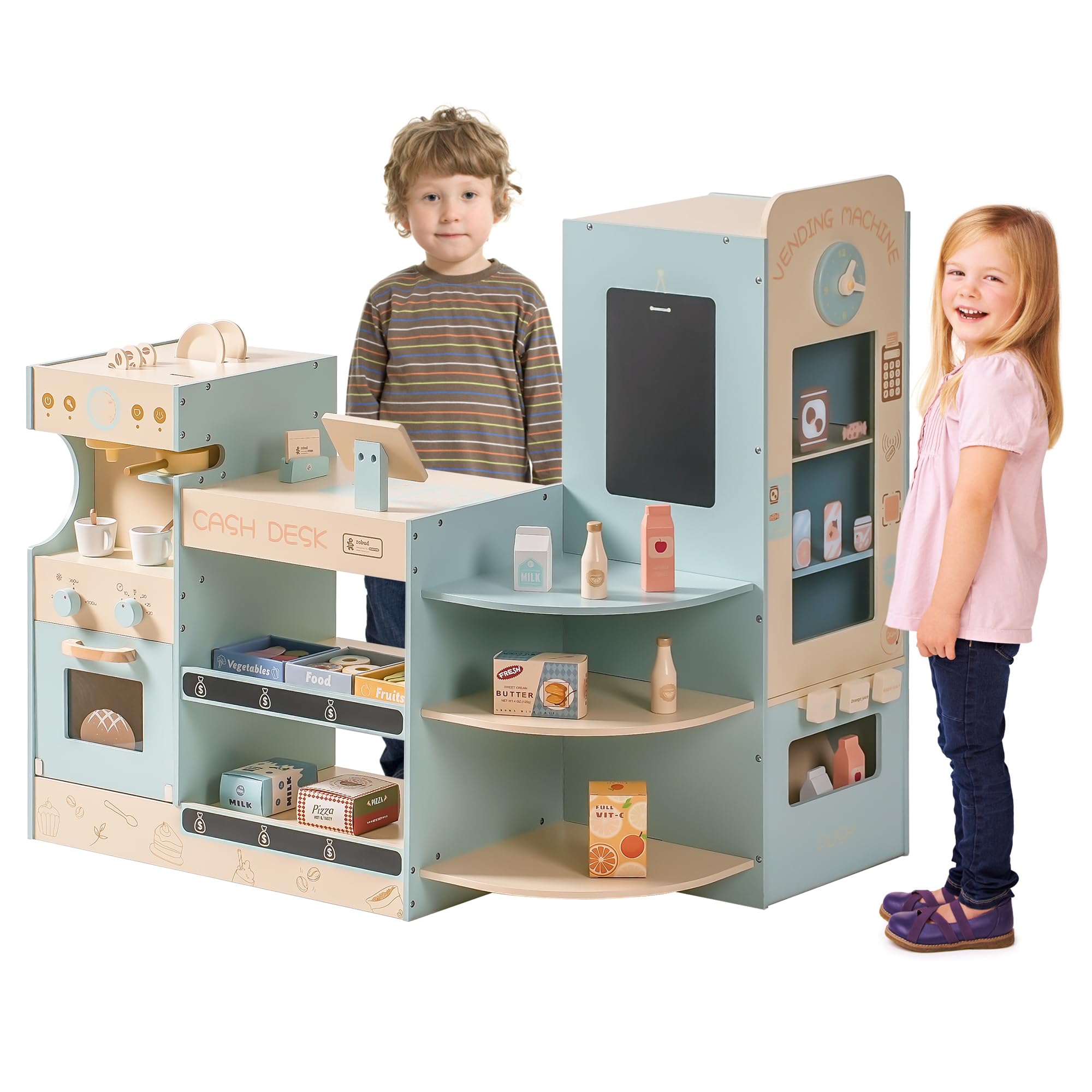 ROBUD Corner Coffee Shop Play Set