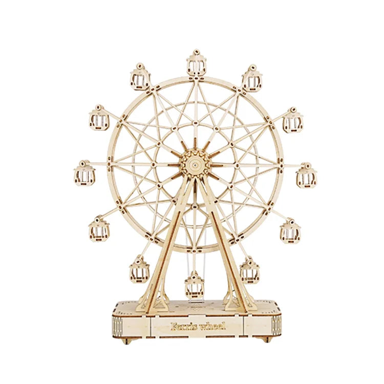 Rolife Ferris Wheel 3D houten puzzel muziekdoos TGN01