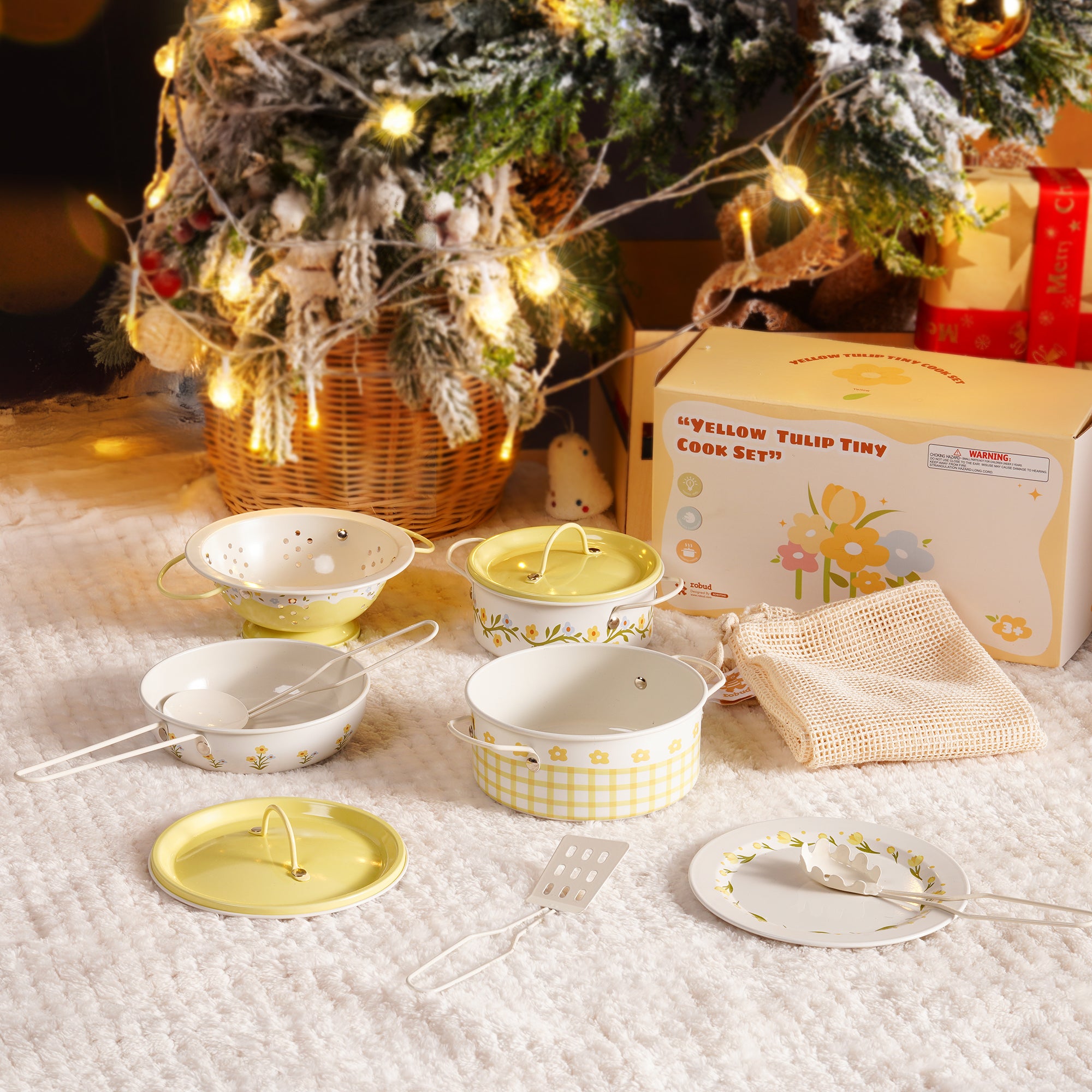 ROBUD Tinplate Pretend Cooking Utensils	