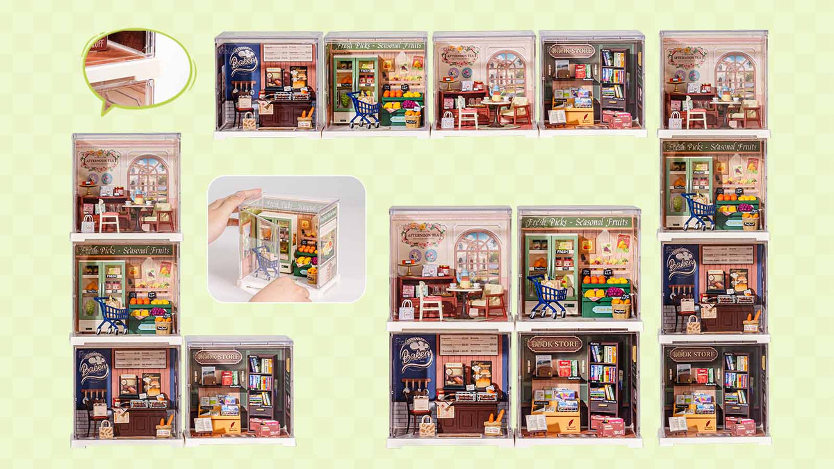Rolife - Memory Book Store DIY Miniature House Kit main image 1