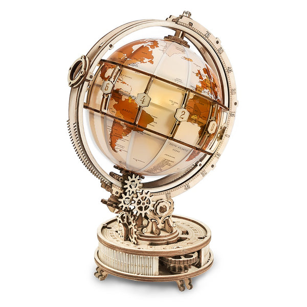ROKR Luminous Globe ST003 3D Wooden Model | Robotime