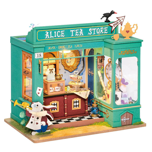 Rolife Alice's Tea Store DG156 | DIY Miniature House Kit | Robotime