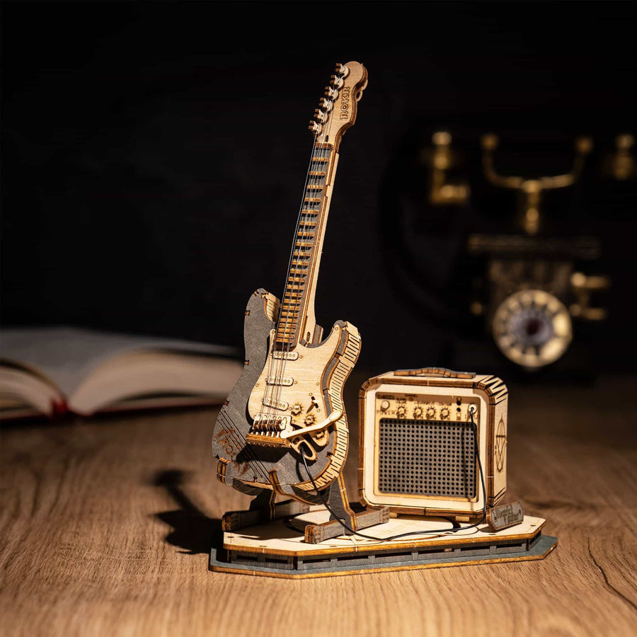 ROKR E-Gitarre Modell 3D-Holzpuzzle TG605K