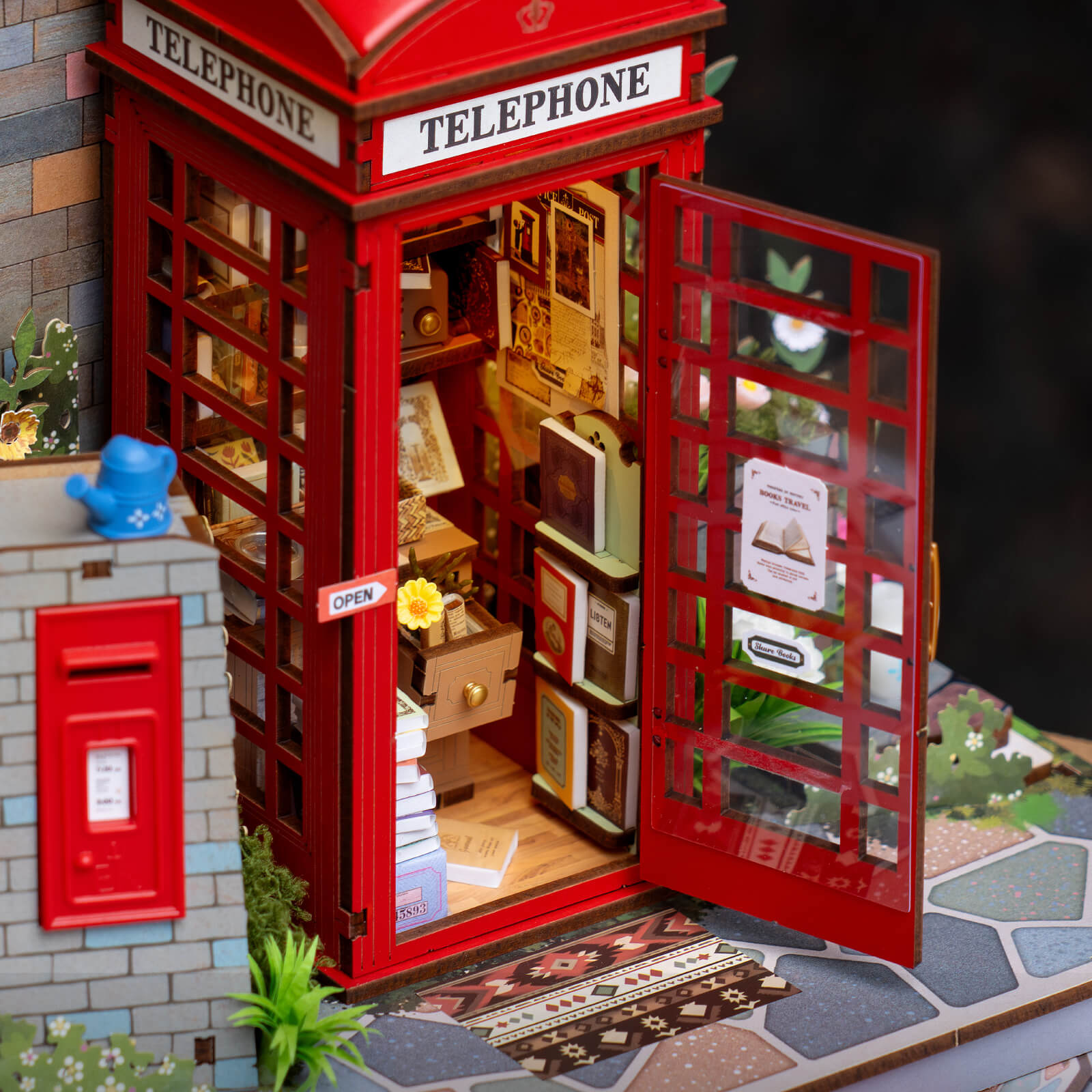 Rolife Blossom Book Booth 3D Wooden Puzzle TGS05